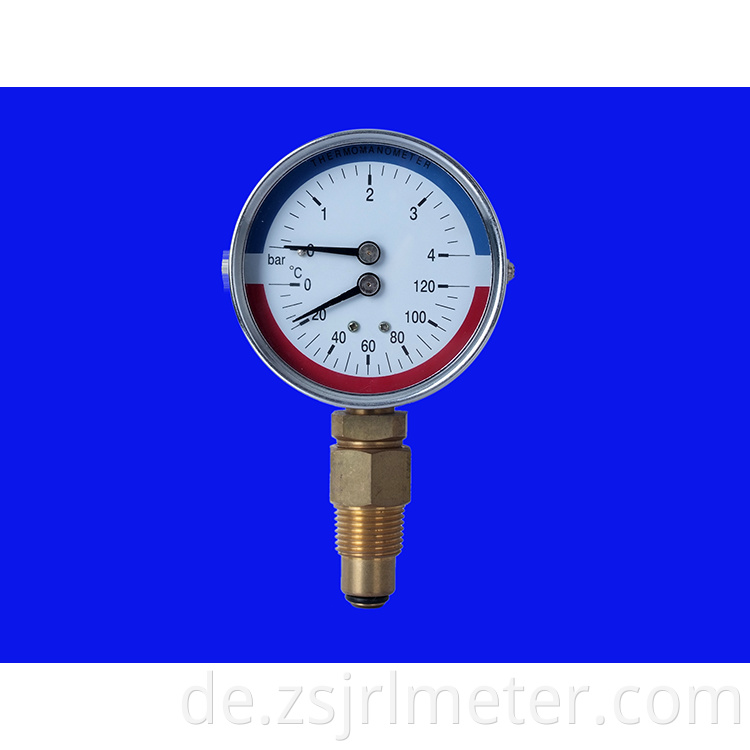 Heißer Verkauf von guter Qualität 2 in 1 Bimetall-Thermomanometer